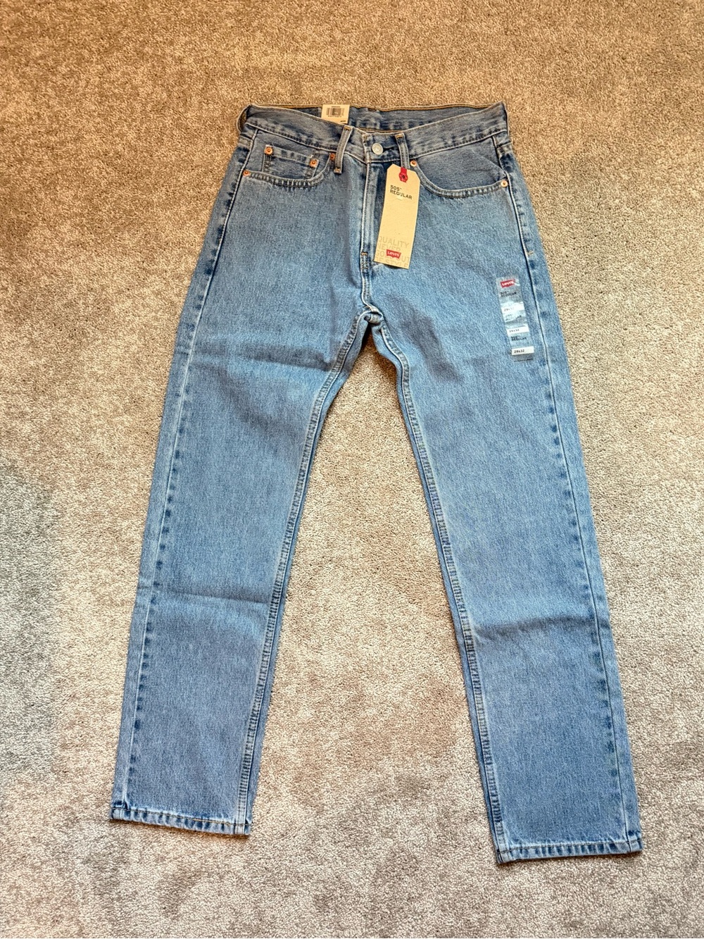Levi's Men's 29x32 Blue Straight Jeans